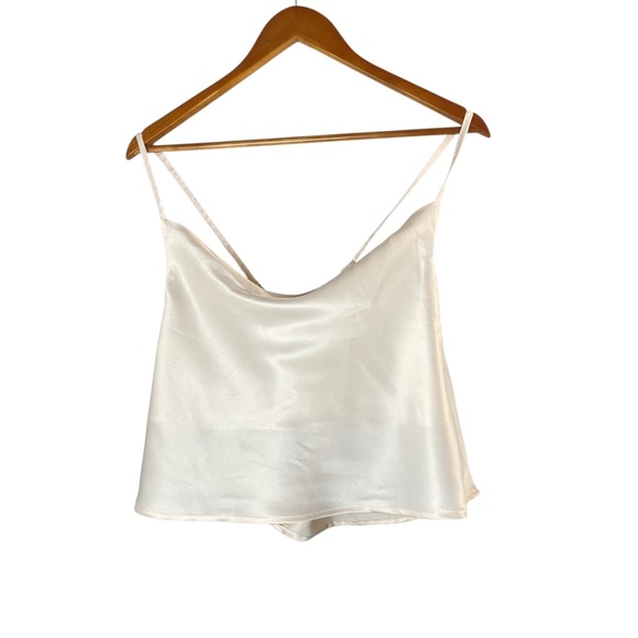 NASTY GAL Tiger Embroidery Pajama Set 3pieces In Champagne Size Large - NWT - Picture 6 of 9